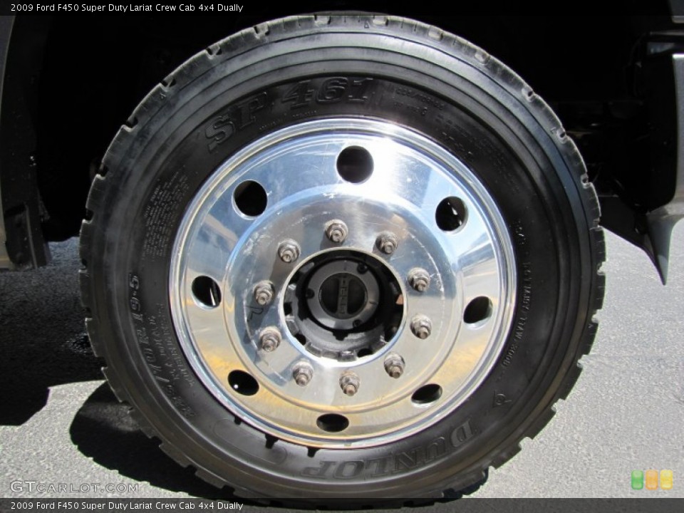 2009 Ford F450 Super Duty Lariat Crew Cab 4x4 Dually Wheel and Tire Photo #50205315