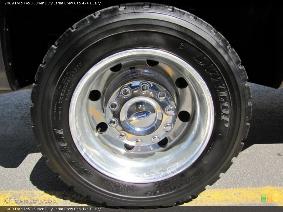 2009 Ford F450 Super Duty Lariat Crew Cab 4x4 Dually Wheel and Tire Photo #50205330