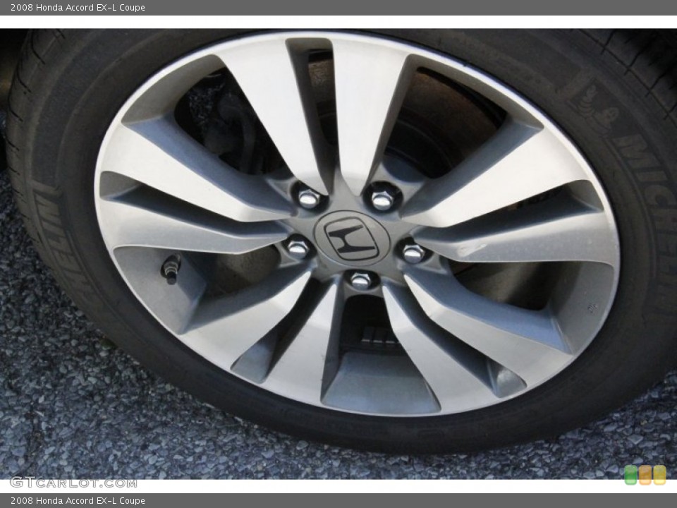 2008 Honda Accord EX-L Coupe Wheel and Tire Photo #50216523