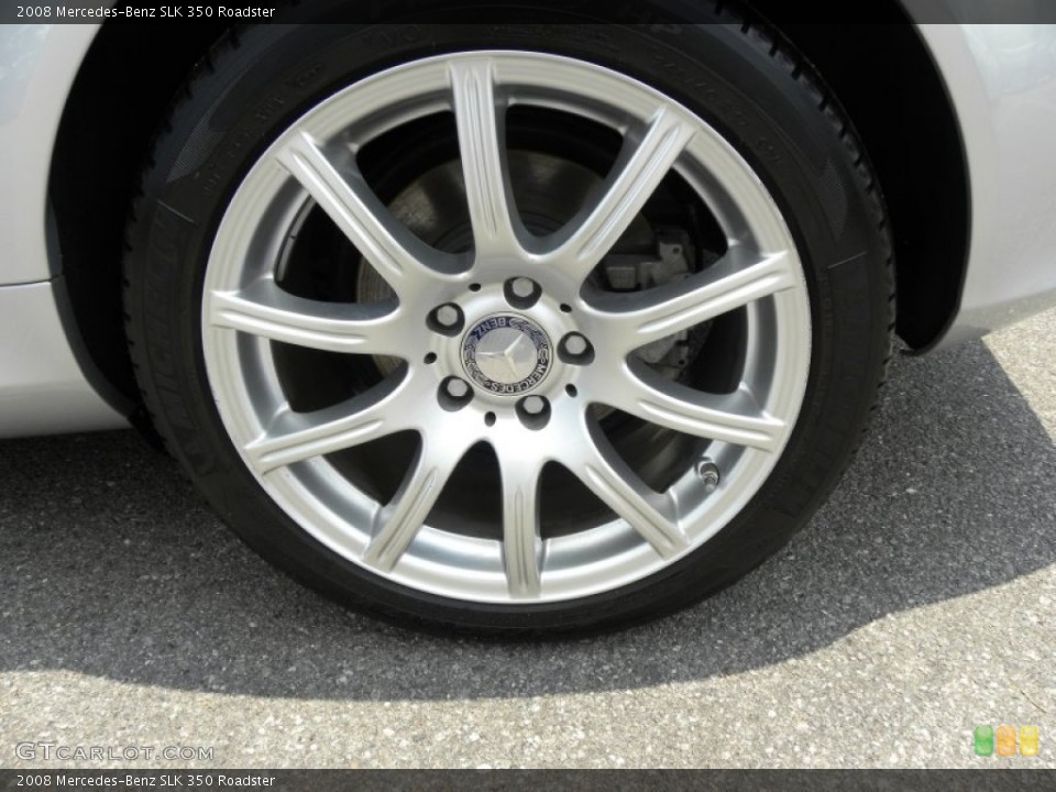 2008 Mercedes-Benz SLK 350 Roadster Wheel and Tire Photo #50221857