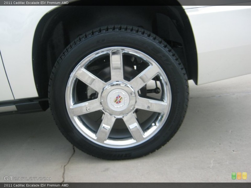 2011 Cadillac Escalade ESV Premium AWD Wheel and Tire Photo #50223441