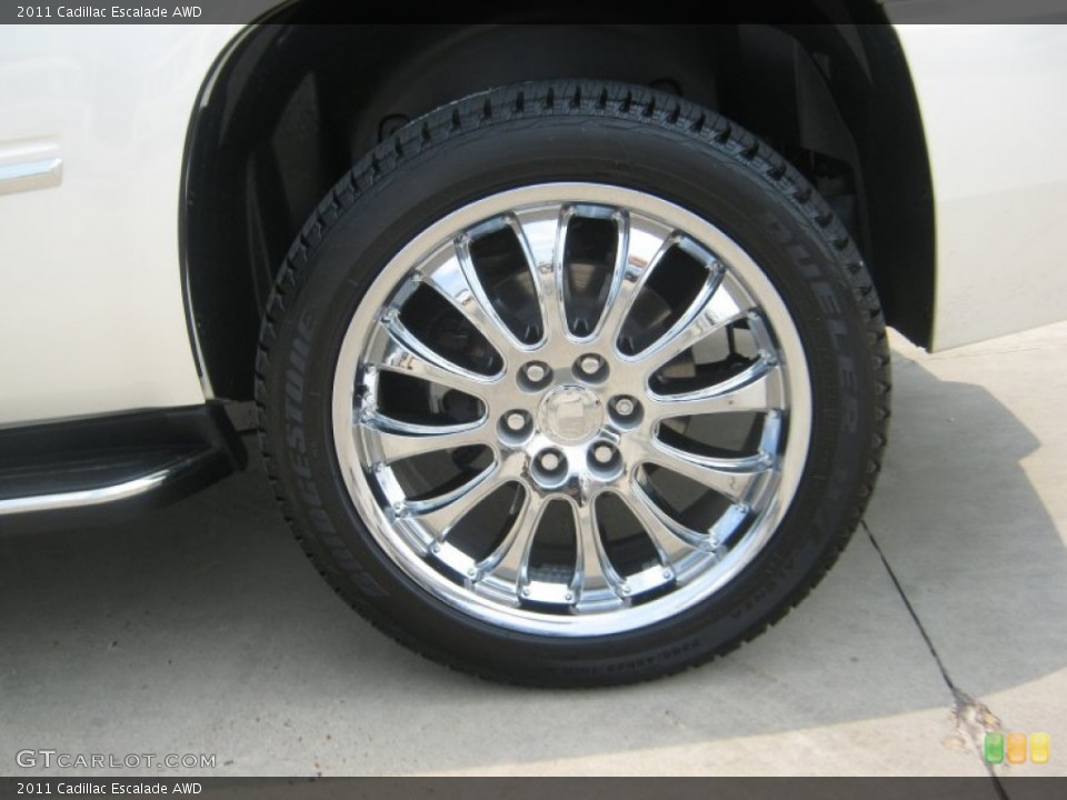 2011 Cadillac Escalade Custom Wheel and Tire Photo #50224242