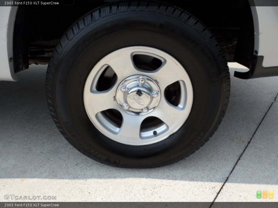 2003 Ford F150 XLT SuperCrew Wheel and Tire Photo #50229372