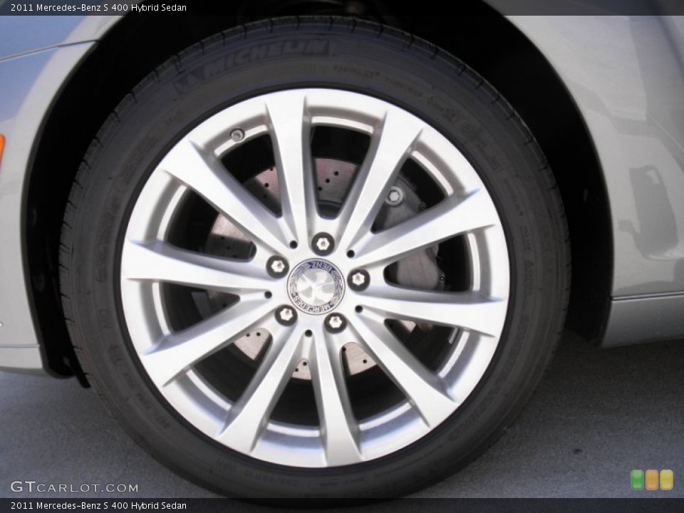 2011 Mercedes-Benz S 400 Hybrid Sedan Wheel and Tire Photo #50243494