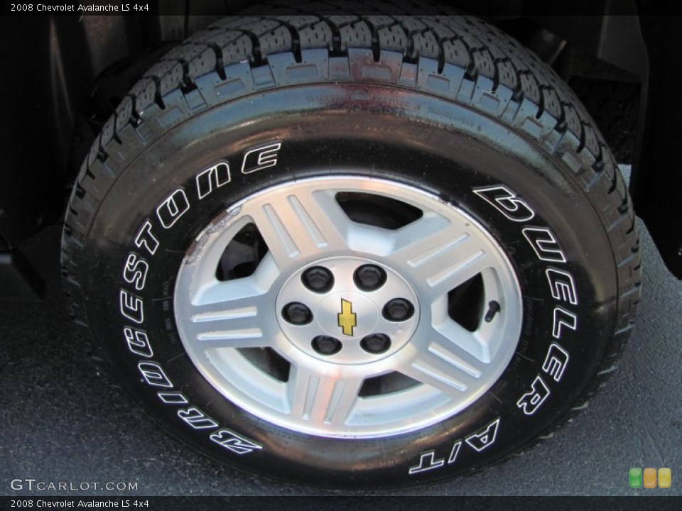 2008 Chevrolet Avalanche LS 4x4 Wheel and Tire Photo #50247742