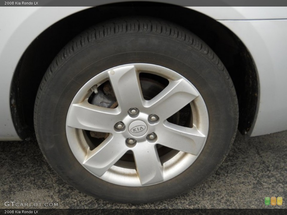 2008 Kia Rondo LX Wheel and Tire Photo #50250830