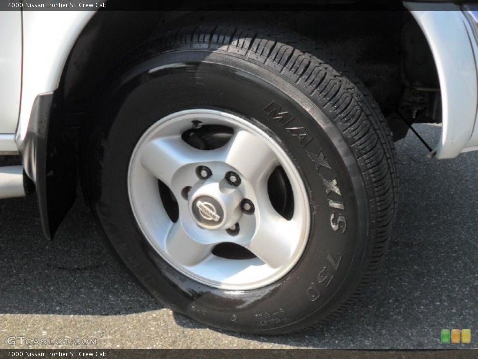 2000 Nissan Frontier SE Crew Cab Wheel and Tire Photo #50256941