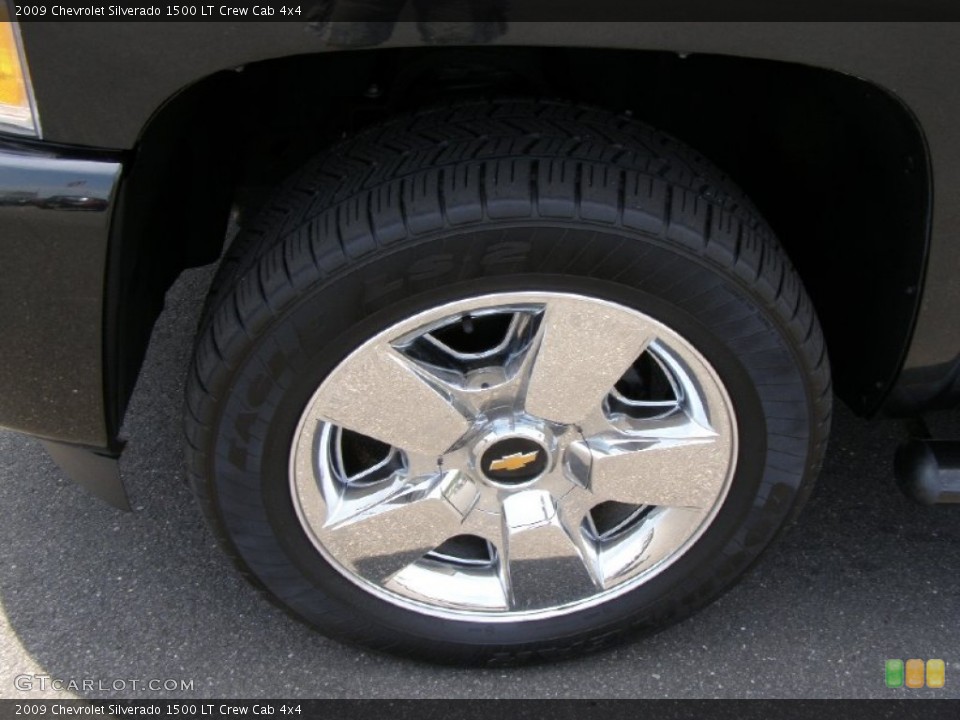 2009 Chevrolet Silverado 1500 LT Crew Cab 4x4 Wheel and Tire Photo #50257622