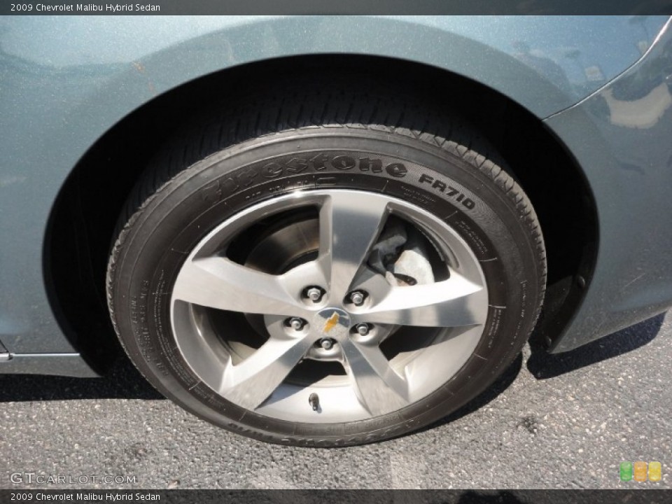 2009 Chevrolet Malibu Hybrid Sedan Wheel and Tire Photo #50262341