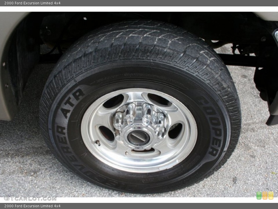 2000 Ford Excursion Limited 4x4 Wheel and Tire Photo #50267054