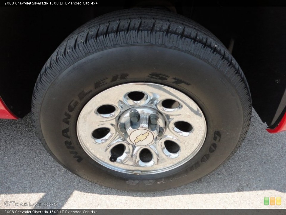 2008 Chevrolet Silverado 1500 LT Extended Cab 4x4 Wheel and Tire Photo #50269941