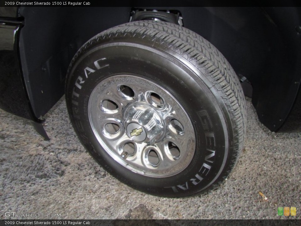 2009 Chevrolet Silverado 1500 LS Regular Cab Wheel and Tire Photo #50270271