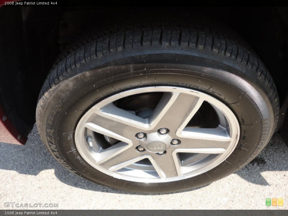 2008 Jeep Patriot Limited 4x4 Wheel and Tire Photo #50270768