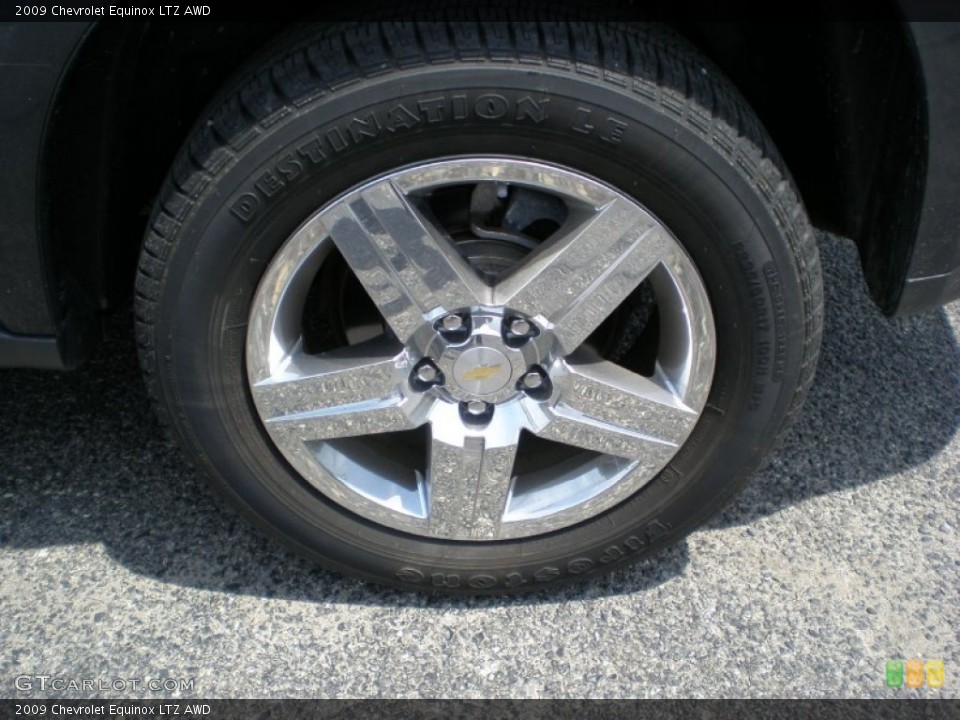 2009 Chevrolet Equinox LTZ AWD Wheel and Tire Photo #50272884