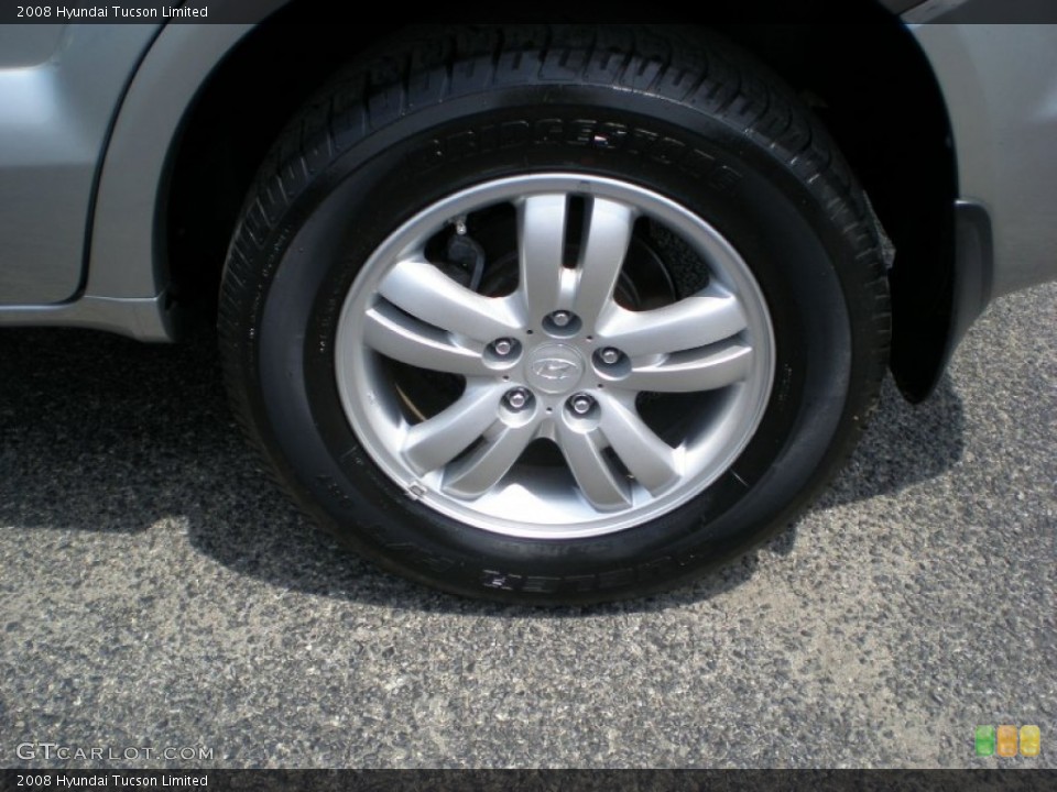 2008 Hyundai Tucson Limited Wheel and Tire Photo #50275065