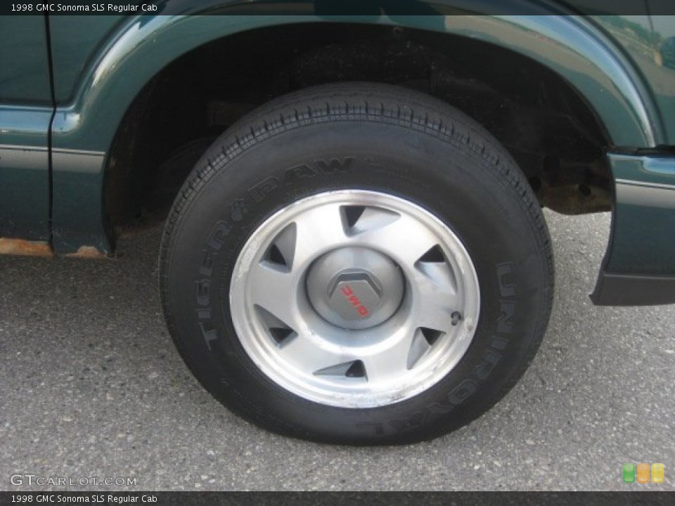 1998 GMC Sonoma SLS Regular Cab Wheel and Tire Photo #50277174
