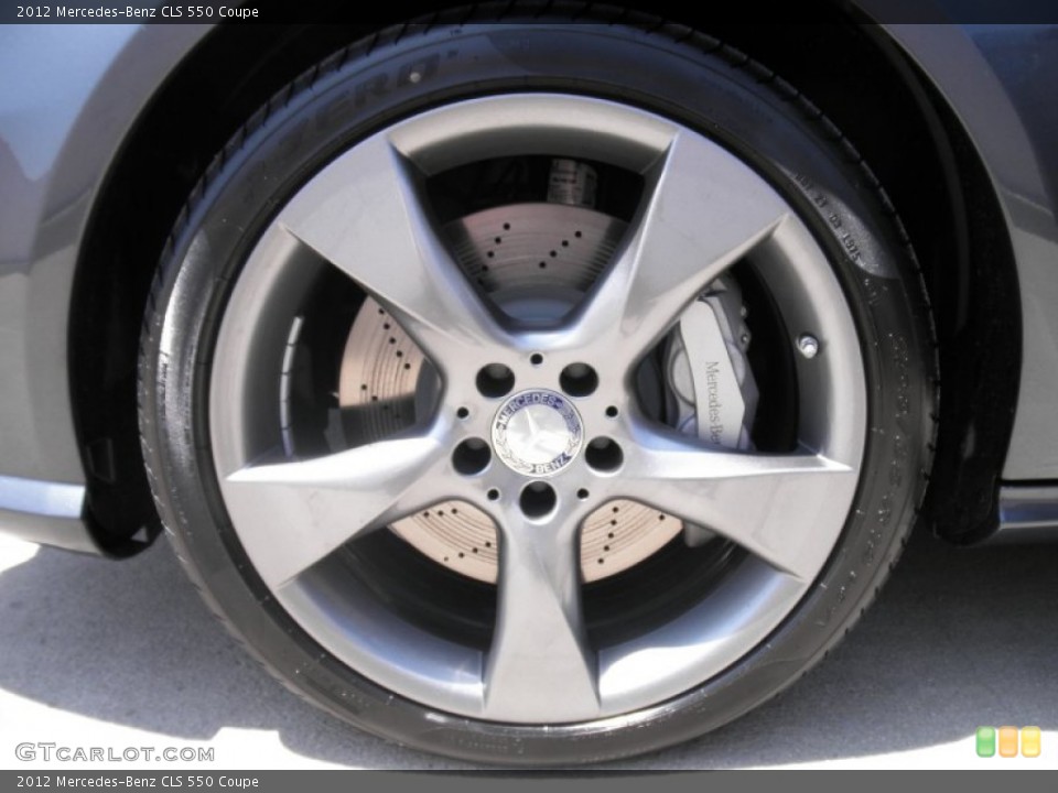 2012 Mercedes-Benz CLS 550 Coupe Wheel and Tire Photo #50280747