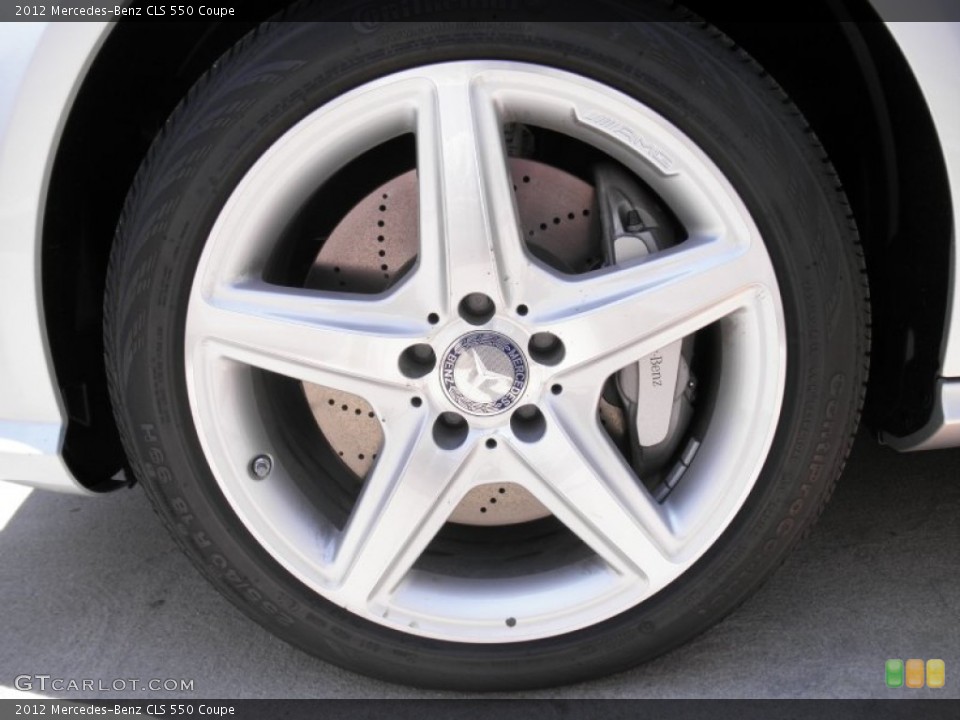 2012 Mercedes-Benz CLS 550 Coupe Wheel and Tire Photo #50280885