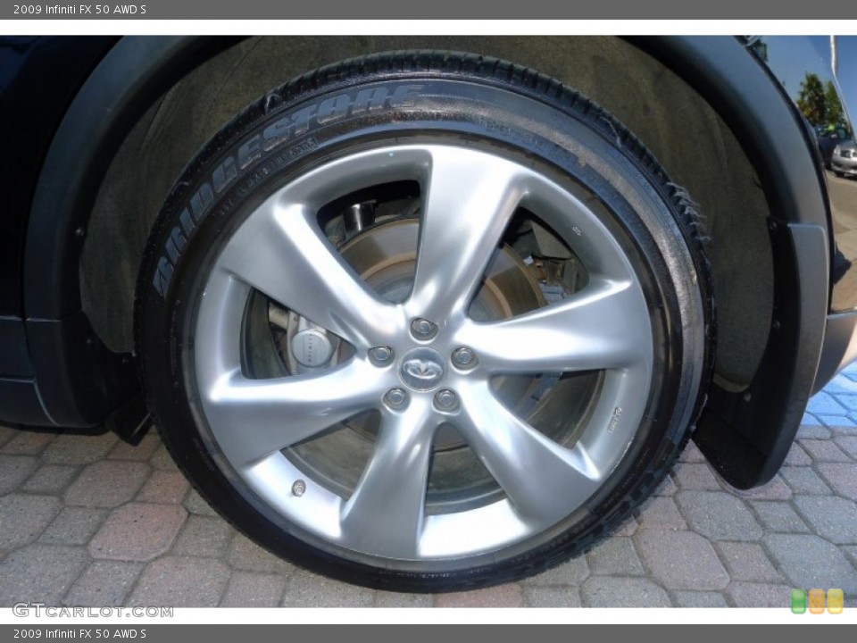 2009 Infiniti FX 50 AWD S Wheel and Tire Photo #50281929