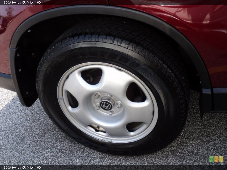 2009 Honda CR-V LX 4WD Wheel and Tire Photo #50282100