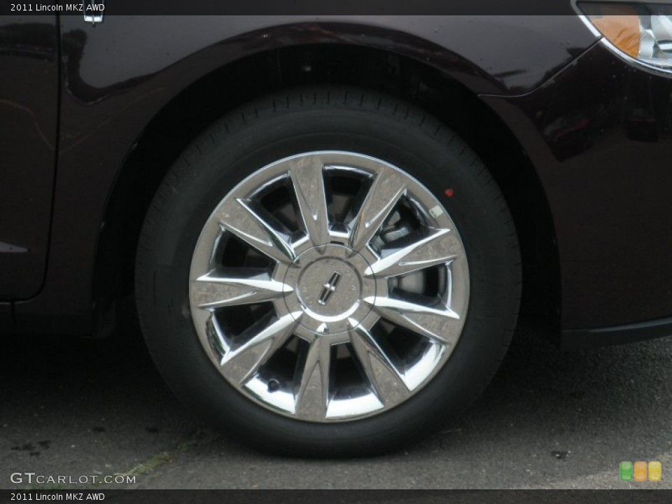 2011 Lincoln MKZ AWD Wheel and Tire Photo #50287227