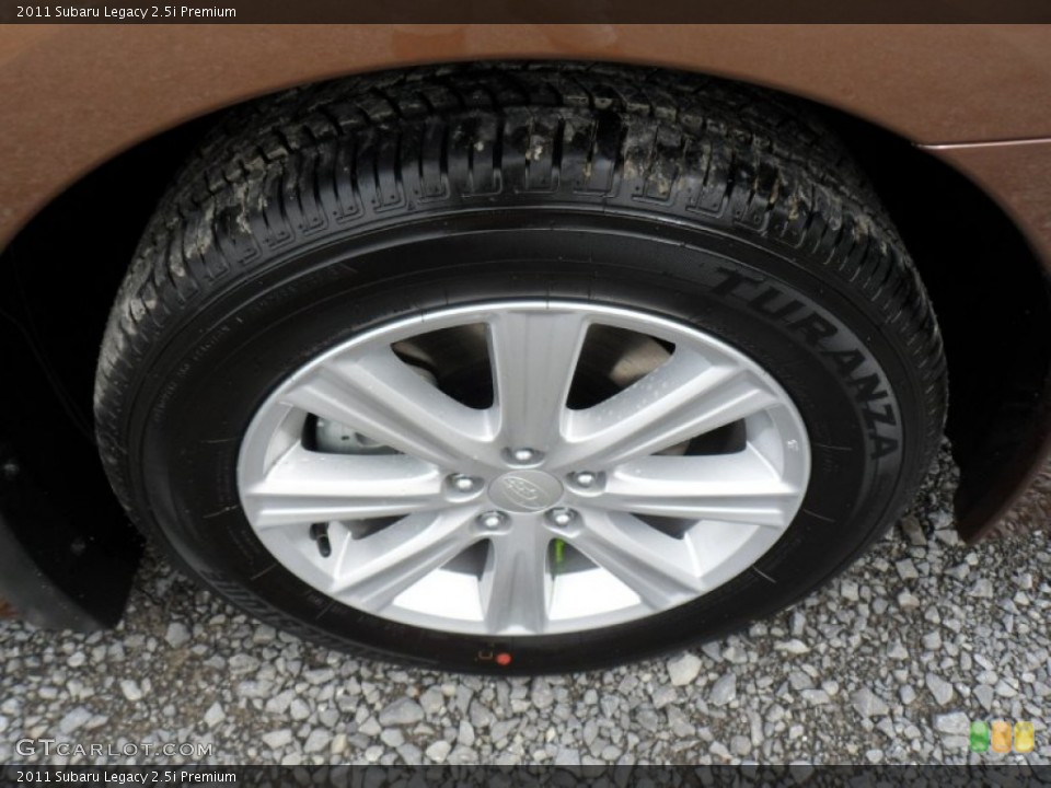 2011 Subaru Legacy 2.5i Premium Wheel and Tire Photo #50290293