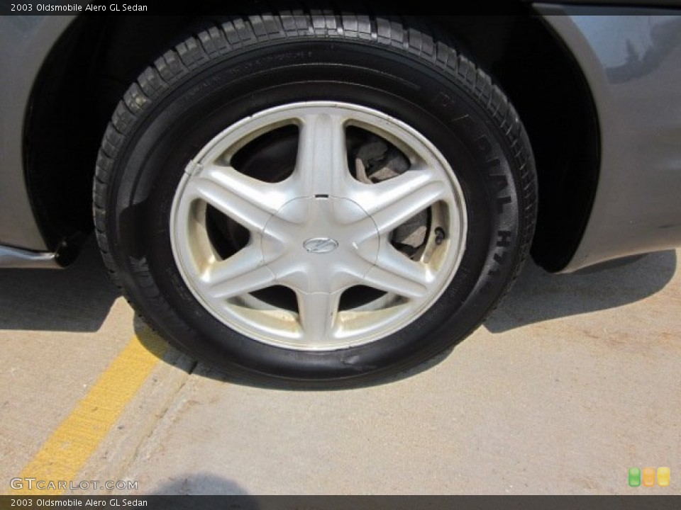 2003 Oldsmobile Alero GL Sedan Wheel and Tire Photo #50290482