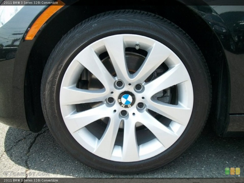 2011 BMW 3 Series 328i Convertible Wheel and Tire Photo #50291562