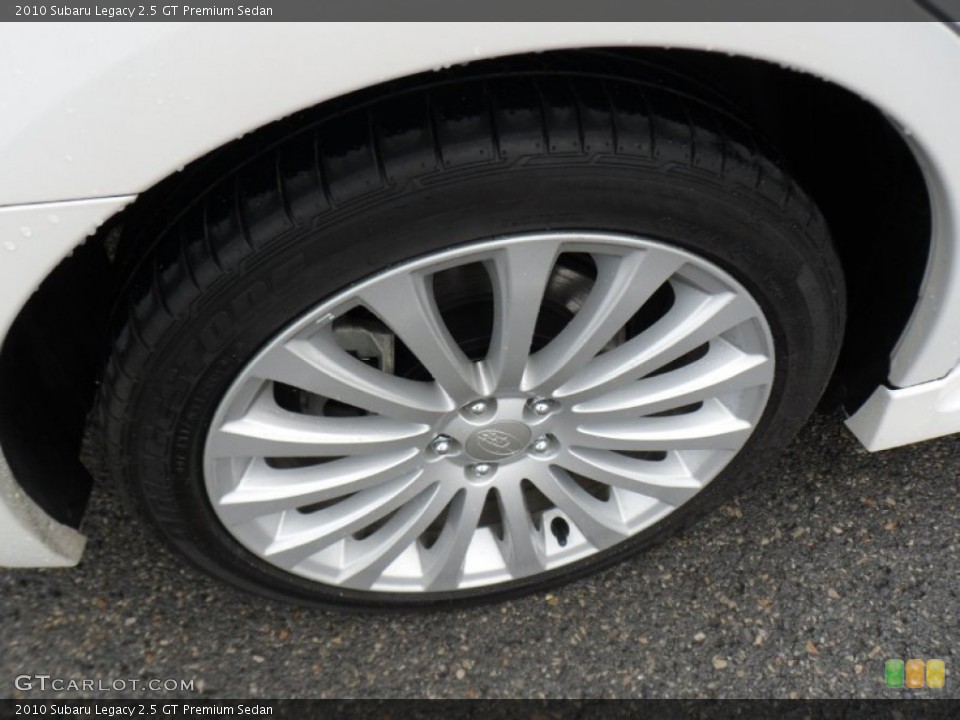 2010 Subaru Legacy 2.5 GT Premium Sedan Wheel and Tire Photo #50295162