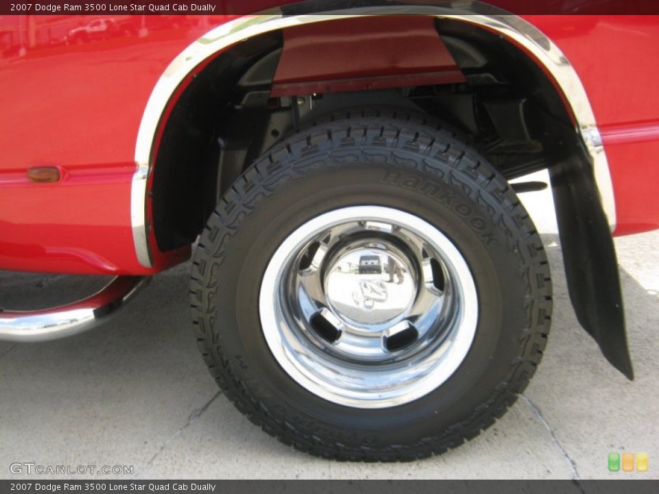 2007 Dodge Ram 3500 Lone Star Quad Cab Dually Wheel and Tire Photo #50295960