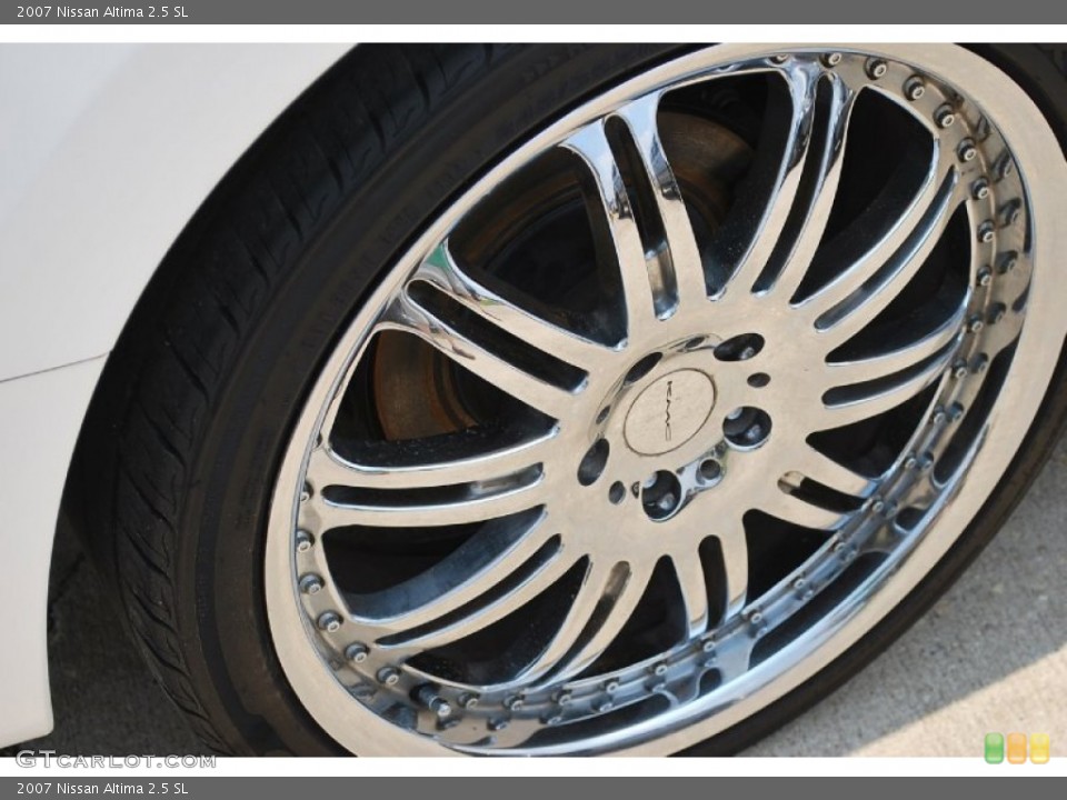 2007 Nissan Altima Custom Wheel and Tire Photo #50296215
