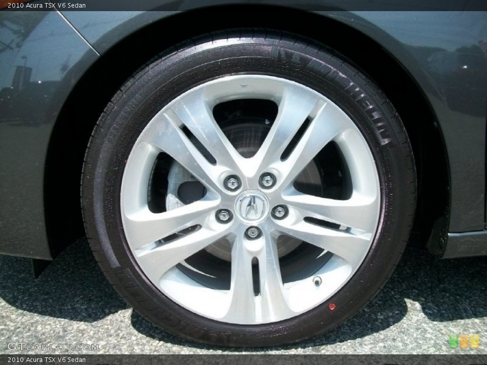 2010 Acura TSX V6 Sedan Wheel and Tire Photo #50296650