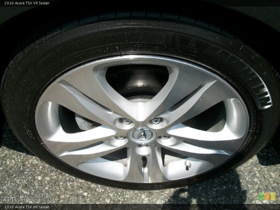 2010 Acura TSX V6 Sedan Wheel and Tire Photo #50296665
