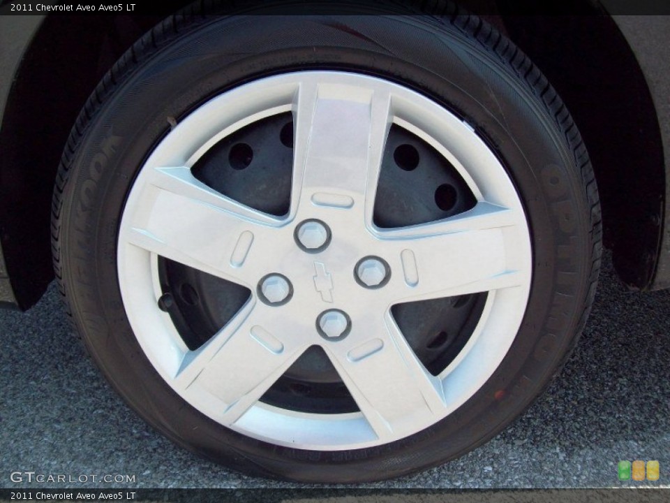 2011 Chevrolet Aveo Aveo5 LT Wheel and Tire Photo #50299101