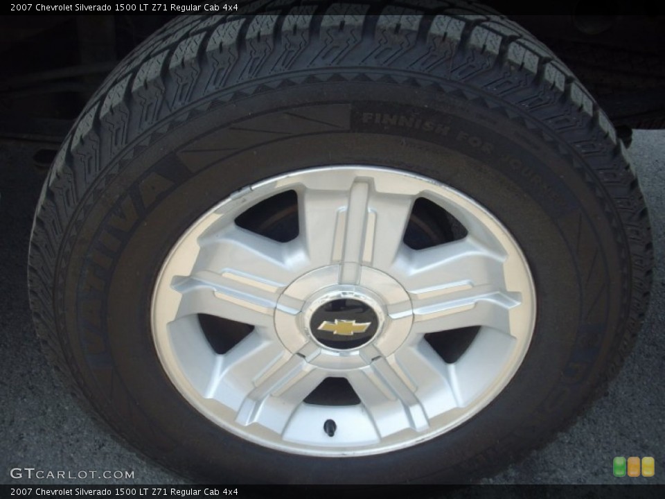 2007 Chevrolet Silverado 1500 LT Z71 Regular Cab 4x4 Wheel and Tire Photo #50300304