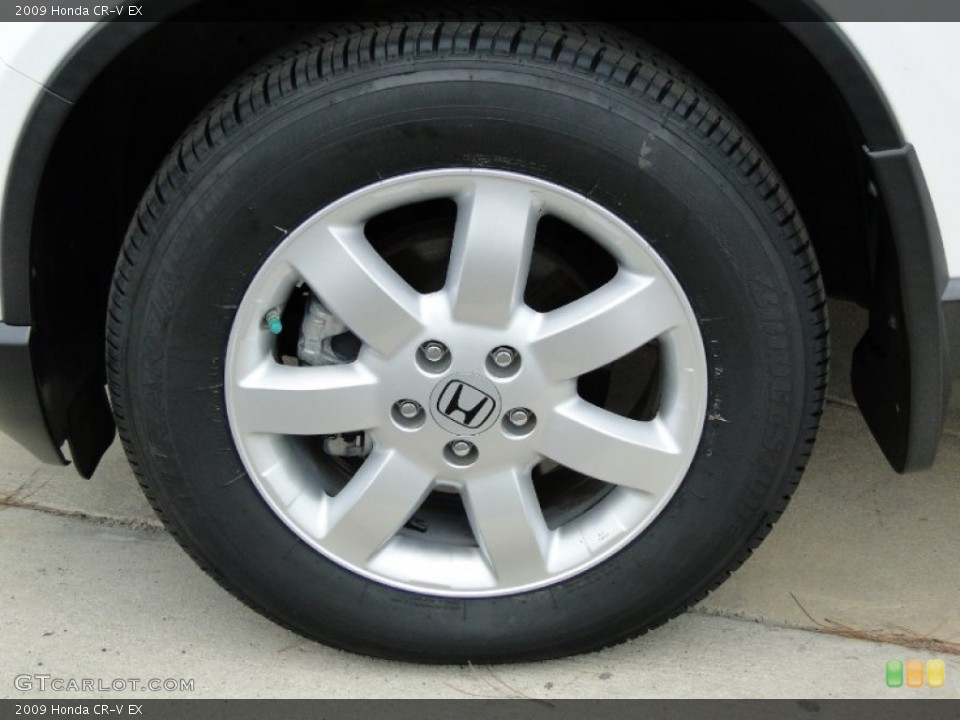 2009 Honda CR-V EX Wheel and Tire Photo #50300541
