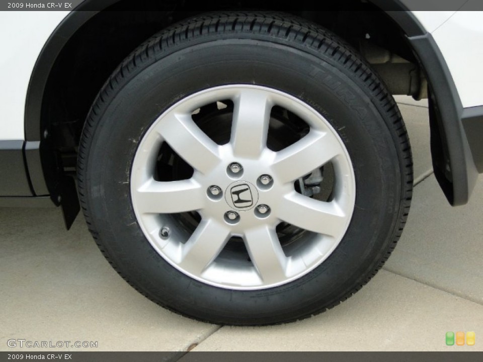 2009 Honda CR-V EX Wheel and Tire Photo #50300556