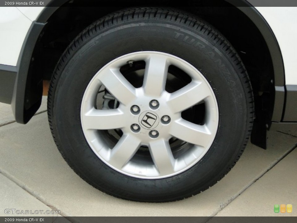 2009 Honda CR-V EX Wheel and Tire Photo #50300571