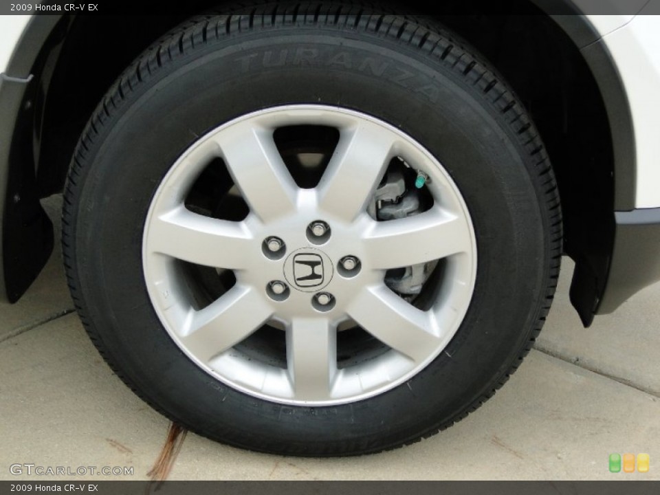2009 Honda CR-V EX Wheel and Tire Photo #50300586