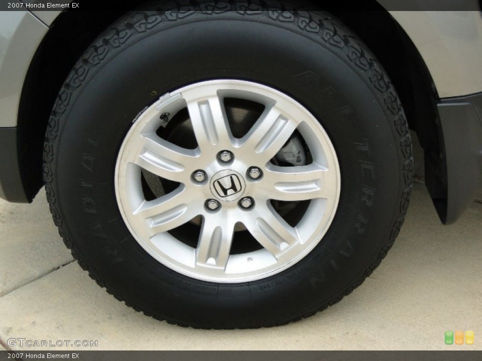 2007 Honda Element EX Wheel and Tire Photo #50301111