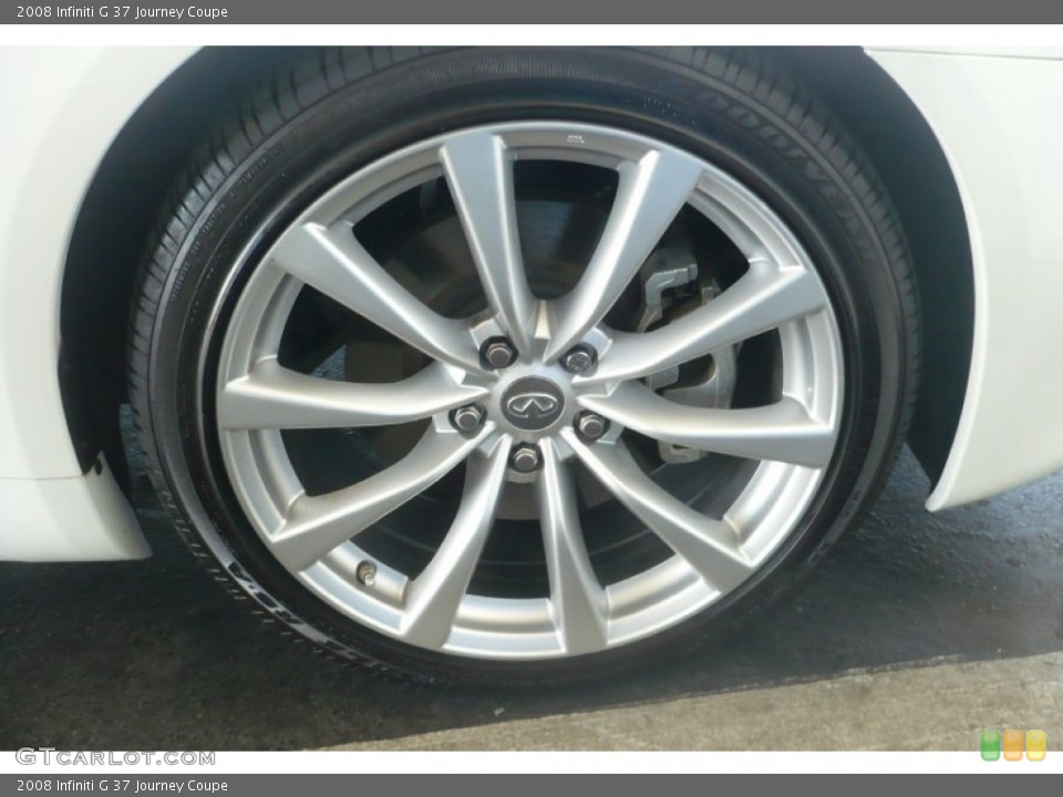 2008 Infiniti G 37 Journey Coupe Wheel and Tire Photo #50301858