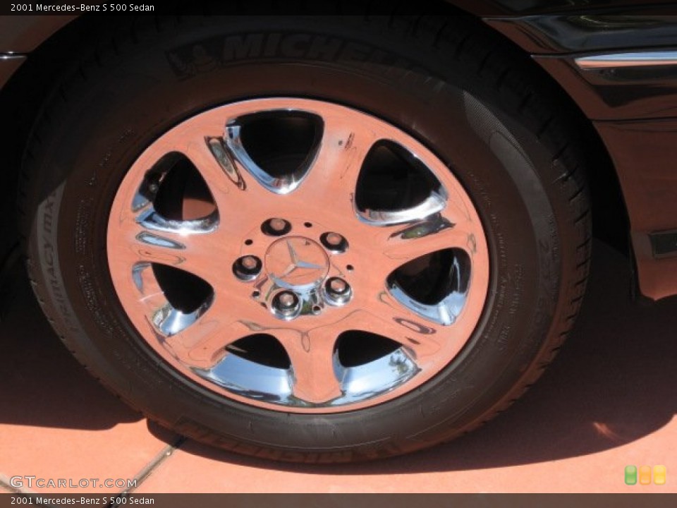 2001 Mercedes-Benz S 500 Sedan Wheel and Tire Photo #50302110