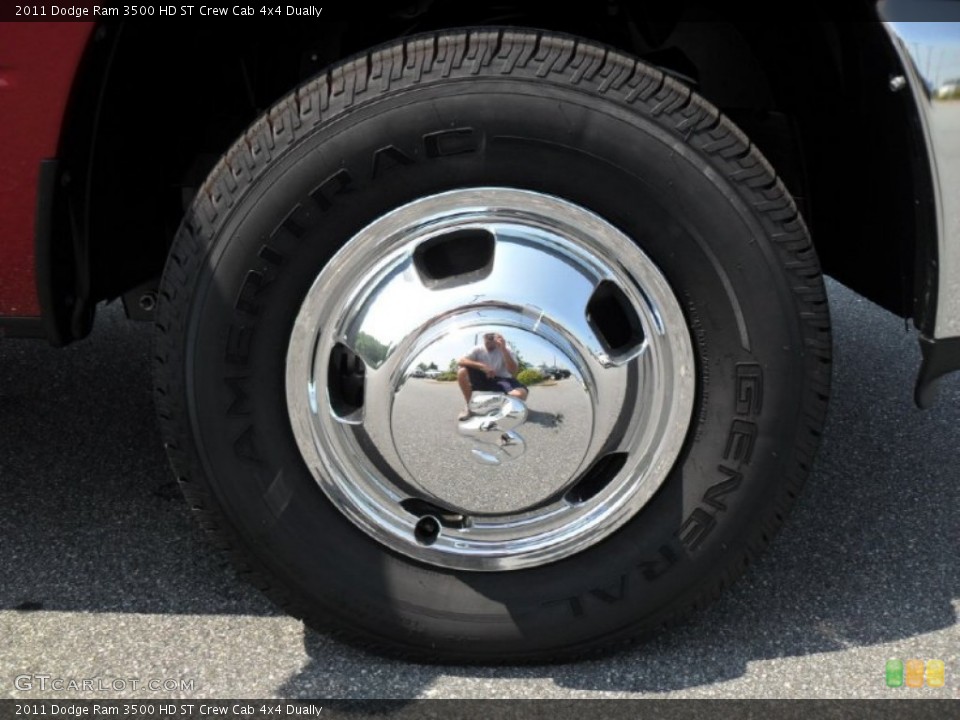 2011 Dodge Ram 3500 HD ST Crew Cab 4x4 Dually Wheel and Tire Photo #50304228
