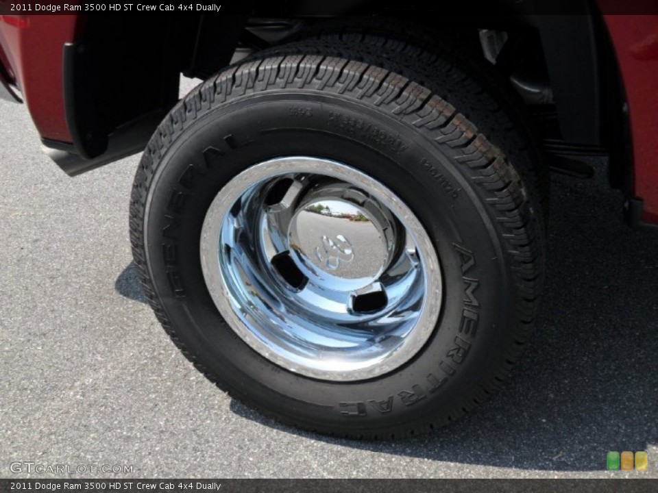 2011 Dodge Ram 3500 HD ST Crew Cab 4x4 Dually Wheel and Tire Photo #50304249