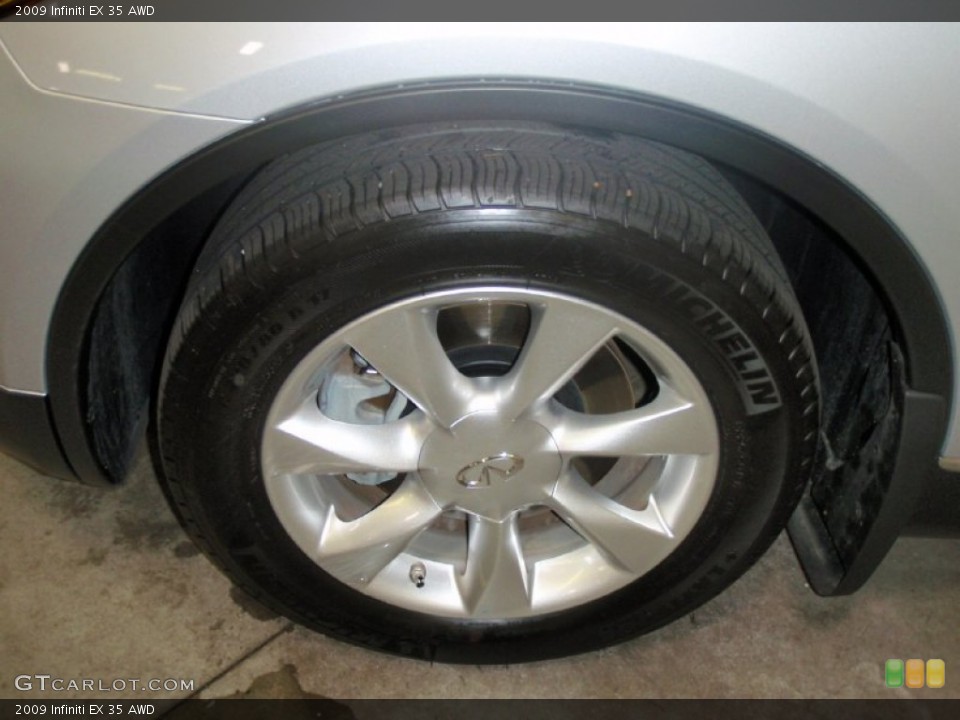 2009 Infiniti EX 35 AWD Wheel and Tire Photo #50307300