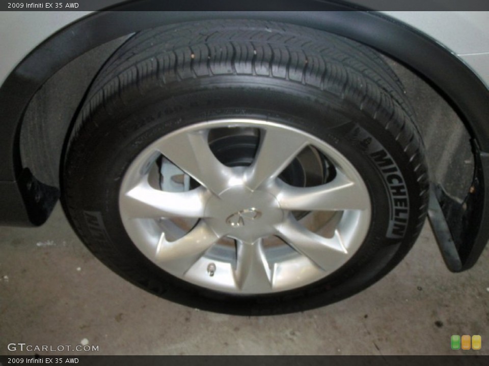 2009 Infiniti EX 35 AWD Wheel and Tire Photo #50307327