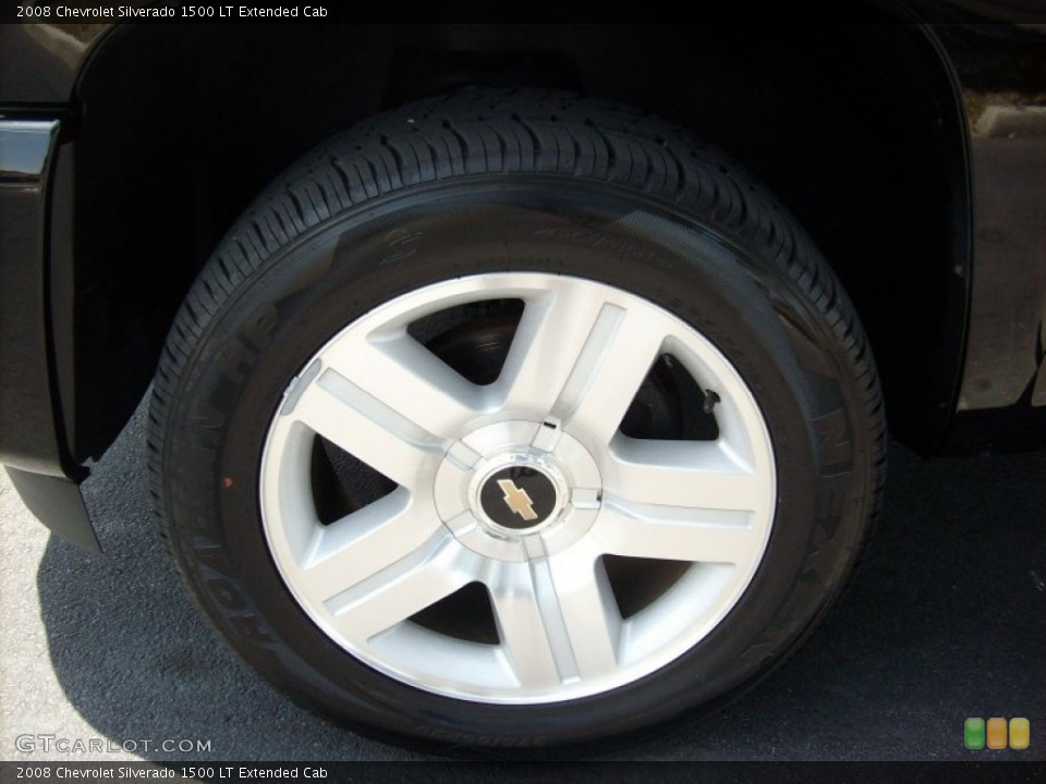 2008 Chevrolet Silverado 1500 LT Extended Cab Wheel and Tire Photo #50314845