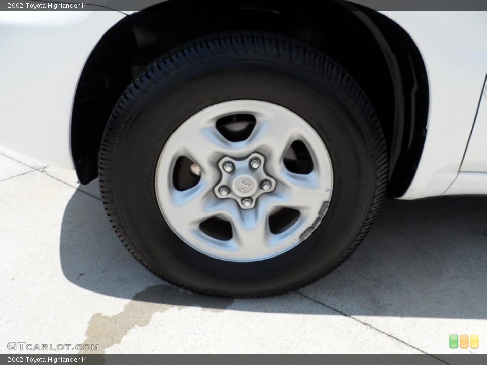 2002 Toyota Highlander I4 Wheel and Tire Photo #50316765
