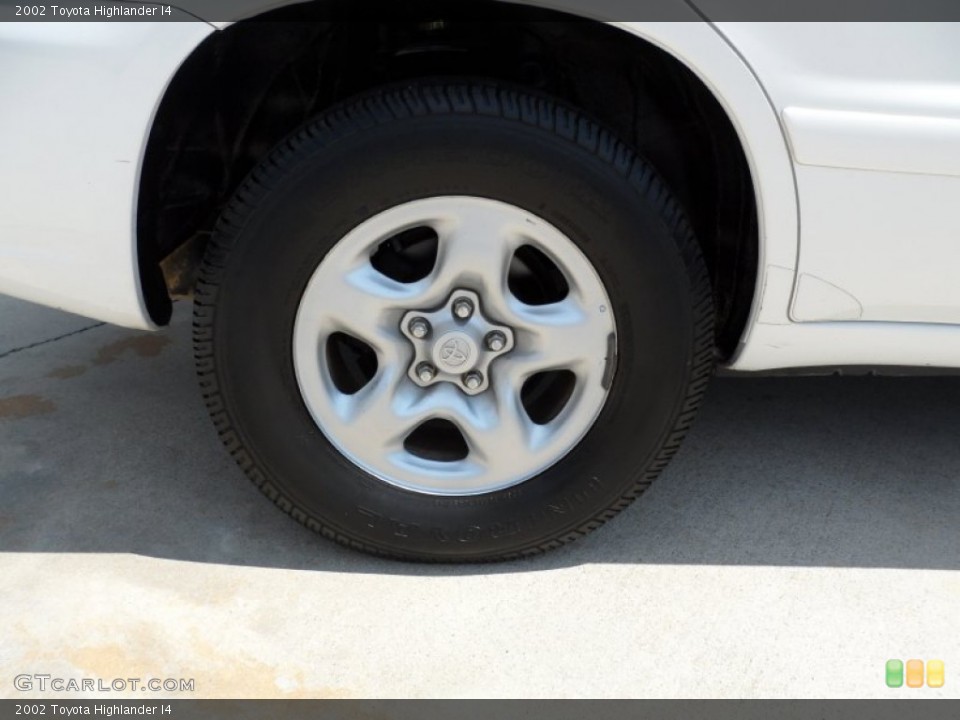 2002 Toyota Highlander I4 Wheel and Tire Photo #50316786