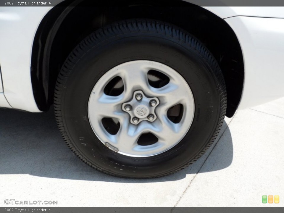 2002 Toyota Highlander I4 Wheel and Tire Photo #50316795